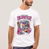 buitenaardse meid die T-shirt surft (Voorkant)
