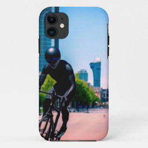 Buitenaardse natuur aarde digitaal kunstposter iPhone 11 hoesje