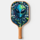 Buitenaardse ontmoeting tussen een array van Obj Pickleball Paddle (Voorkant)