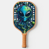 Buitenaardse ontmoeting tussen een array van Obj Pickleball Paddle (Achterkant)