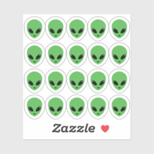 Buitenaardse partij decoraties ruimtevaartuig Bujo Sticker