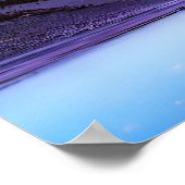 Buitenaardse planeet landschapsruimte poster (Hoek)