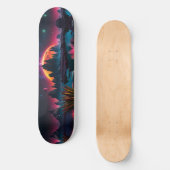 Buitenaardse planeet setting Moon Skateboard (Voorkant)