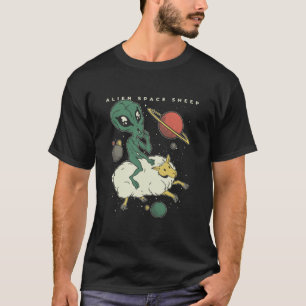 buitenaardse ruimteschepen t-shirt