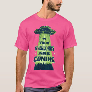 Buitenaardse ruimteschip indringers t-shirt