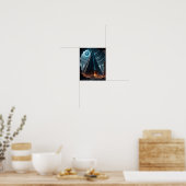 Buitenaardse tempel op asteroïde poster (Keuken)