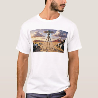 Buitenaardse Tijdreiziger in Surrealistisch Woesti T-shirt