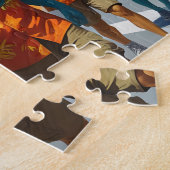 Buitenaardse toeristen puzzel - UFO Selfie Jigsaw (Zijkant)