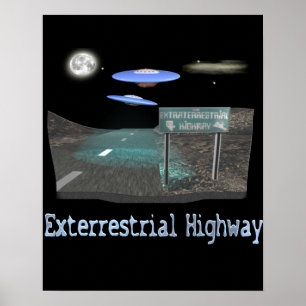 Buitenaardse weg poster
