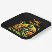 Buitenaardse wezens in het Roswell Nation Park Papieren Bordje (Gebogen)