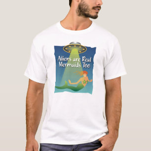 Buitenaardse wezens zijn echt, Meermaanden ook T-shirt