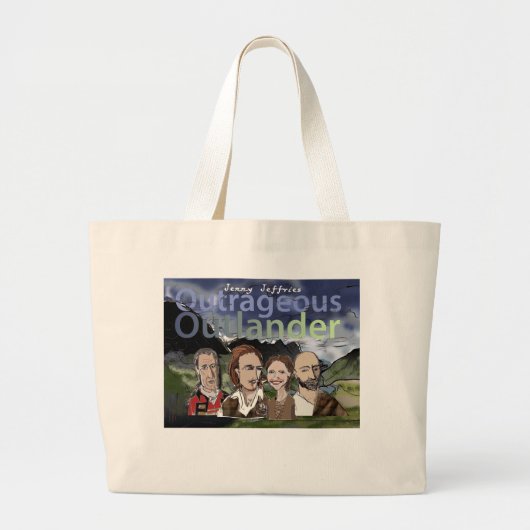 Buitenaardse zakken grote tote bag (Voorkant)