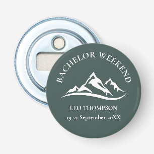 Buitenavontuur Berg Bachelorweekend Button Flesopener