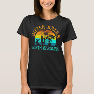 Buitenbanken North Carolina Surf Beach Surfer Obx  T-shirt