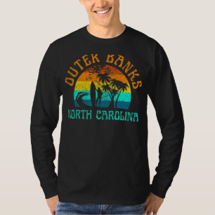 Buitenbanken North Carolina Surf Beach Surfer Obx T-shirt