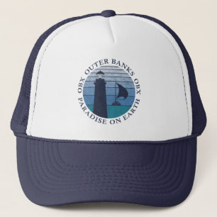 Buitenbanken OBX-paradijs op de Vintage van de bla Trucker Pet