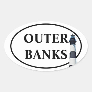 BUITENBANKEN OVALE STICKER