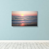 Buitenbanken Sunrise Canvas Afdruk (Insitu (Houten vloer))