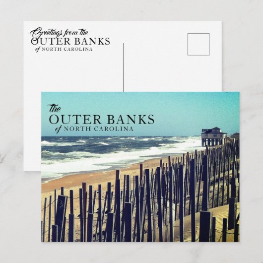 Buitenbanken Zand - Briefkaarten (Voorkant / Achterkant)