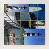 Buitenbankvuurtoren Legpuzzel (Horizontaal)