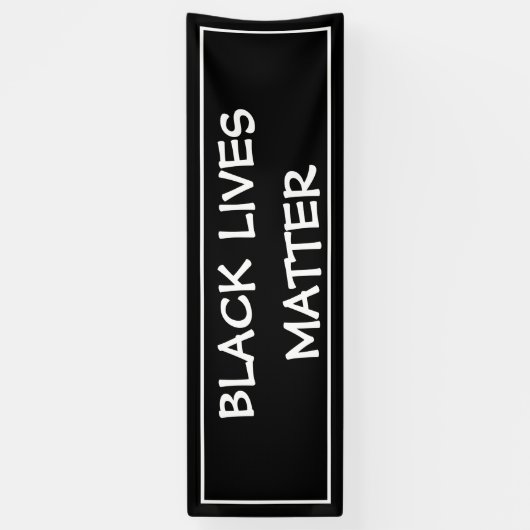 Buitenbanner - Black Lives Matter Spandoek (Verticaal)