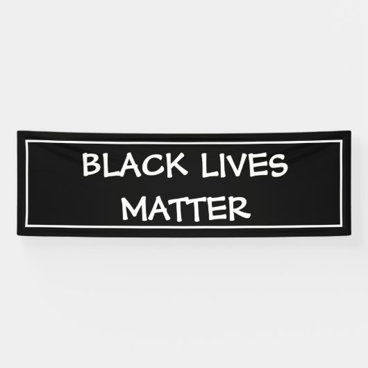 Buitenbanner - Black Lives Matter Spandoek (Horizontaal)