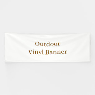 Buitenbanner van vinyl 1,2 x 3,6 meter spandoek