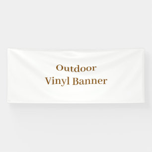 Buitenbanner van vinyl 1,2 x 3 meter spandoek