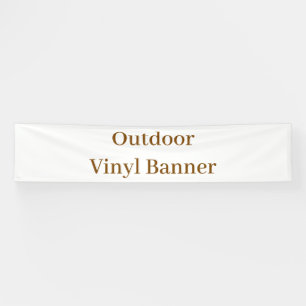 Buitenbanner van vinyl 75 cm x 360 cm spandoek