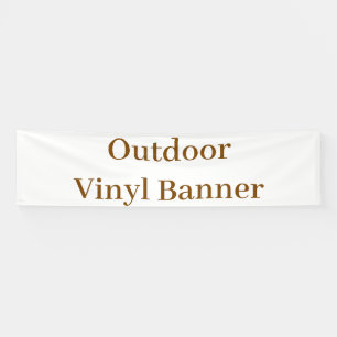 Buitenbanner van vinyl 76 x 305 cm spandoek