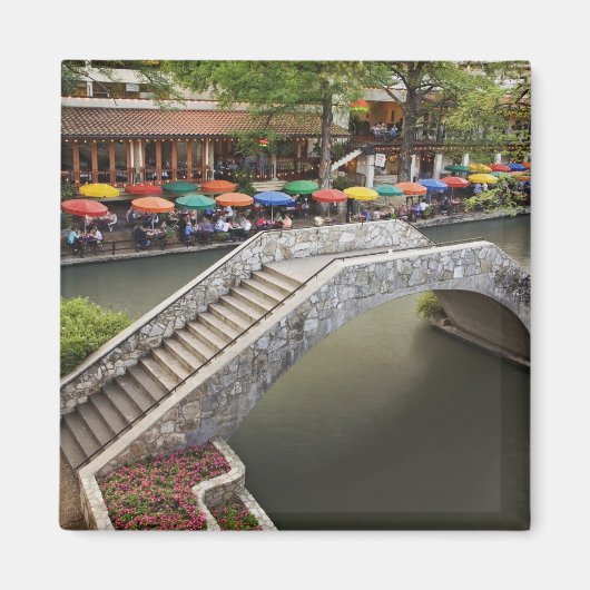 Buitencafé langs de Walk en brug over 2 Magneet (Voorkant)