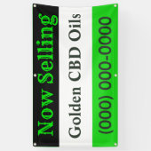 Buitengaan CBD Sales 5' Spandoek (Verticaal)