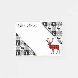 Buitenganger Lumberjack Red Flannel Stag Post-it® Notes
