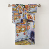 Buitengewone artistieke werkbelasting bad handdoek (Insitu)