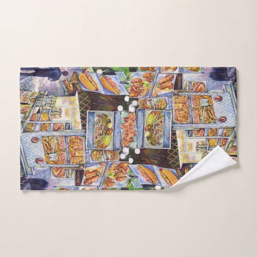 Buitengewone artistieke werkbelasting bad handdoek (Handdoek)