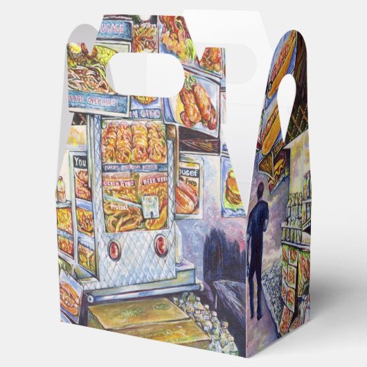 Buitengewone artistieke werkbelasting bedankdoosjes (Geopend)