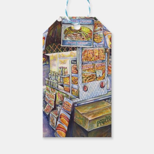 Buitengewone artistieke werkbelasting cadeaulabel (Voorkant)