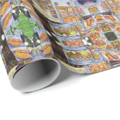 Buitengewone artistieke werkbelasting cadeaupapier (Rol Hoek)