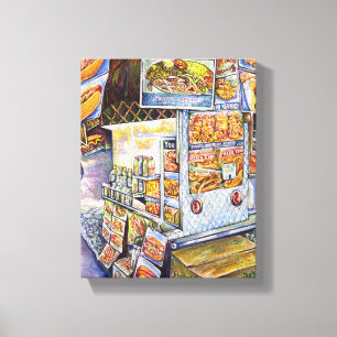 Buitengewone artistieke werkbelasting canvas afdruk