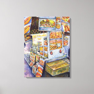 Buitengewone artistieke werkbelasting canvas afdruk