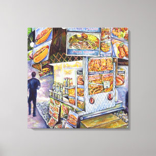 Buitengewone artistieke werkbelasting canvas afdruk