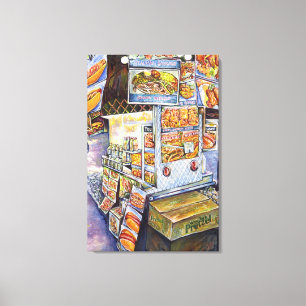 Buitengewone artistieke werkbelasting canvas afdruk