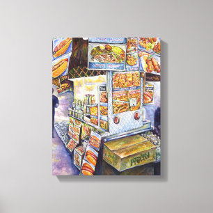 Buitengewone artistieke werkbelasting canvas afdruk