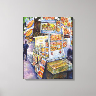 Buitengewone artistieke werkbelasting canvas afdruk