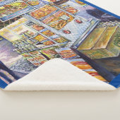 Buitengewone artistieke werkbelasting sherpa deken (3/4)