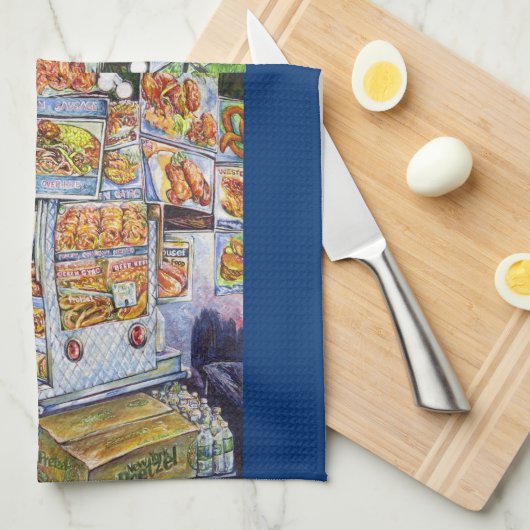 Buitengewone artistieke werkbelasting theedoek (Quarter Fold)