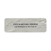 Buitengewone Creatieve Grijze Muur Stijlvolle Fami Etiket (Voorkant)