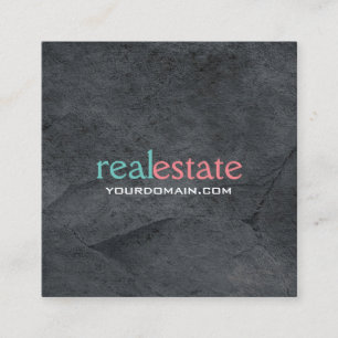 Buitengewone grijze, moderne Estate Agent Vierkante Visitekaartje