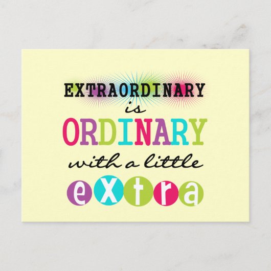 Buitengewoon Briefkaart (Voorkant)