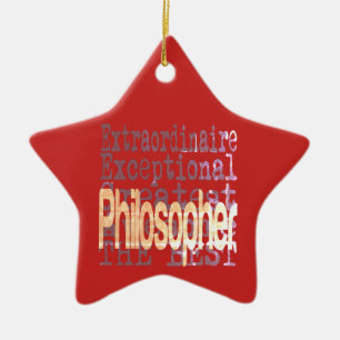 buitengewoon filosoof keramisch ornament